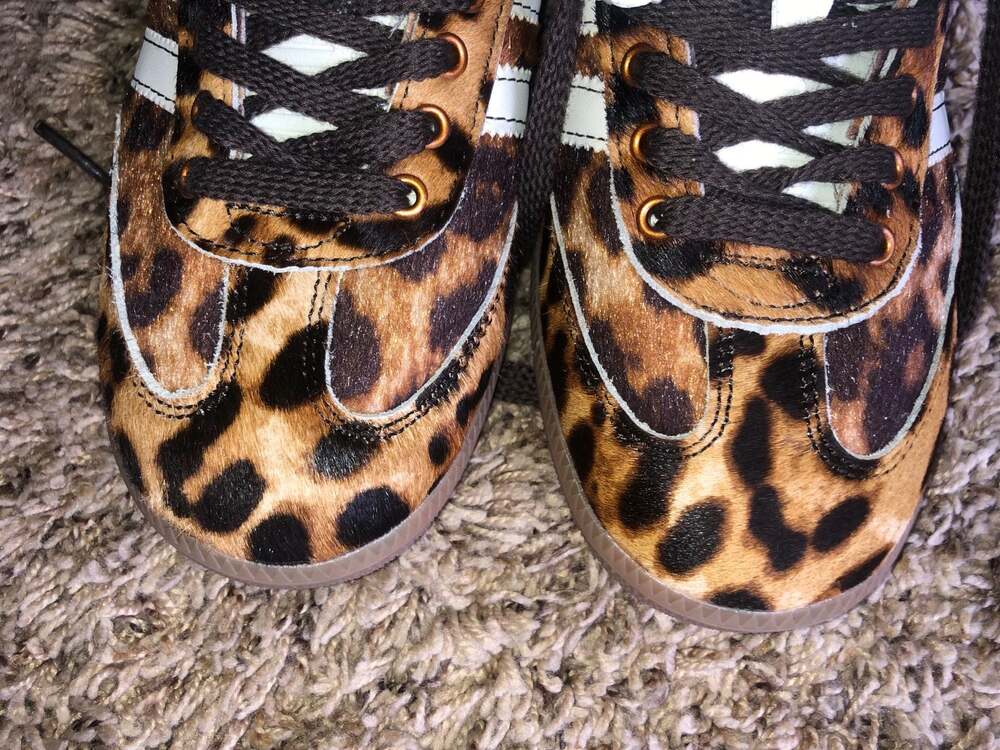 Adidas x Wales Bonner Samba Pony Leopard Sneakers - Picture 10 of 15